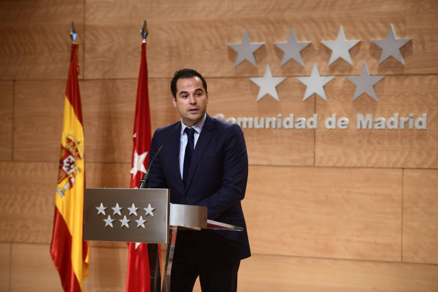Imagen de recurso del vicepresidente de la Comunidad de Madrid, Ignacio Aguado.