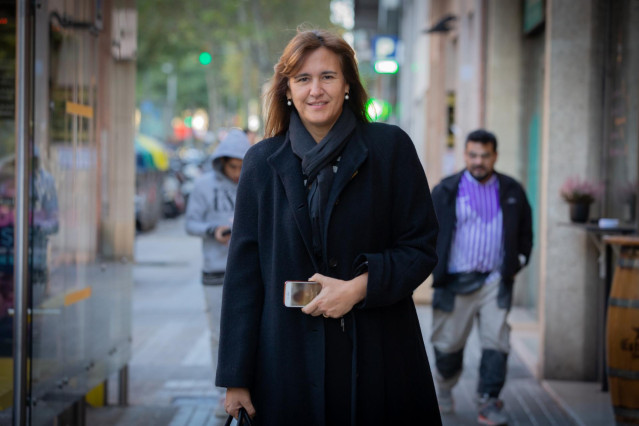 La candidata de JxCat en el Congreso, Laura Borràs.