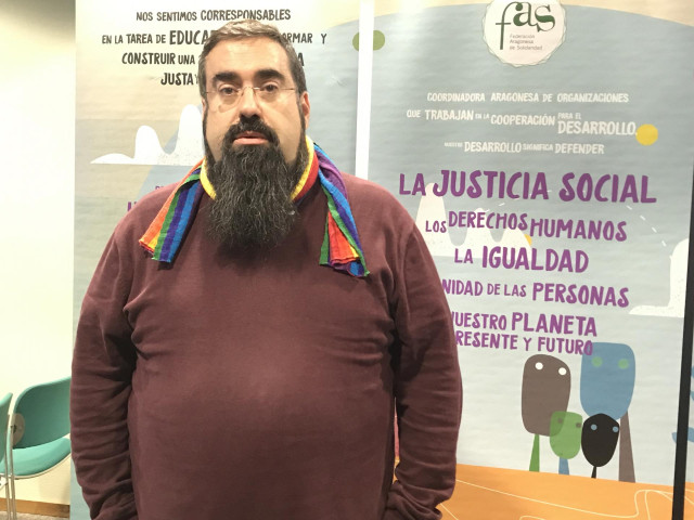 El presidente de la Coordinadora de Organizaciones no Gubernamentales, Andrés Amayuelas