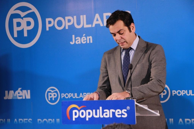 El presidente provincial del PP de Jaén, Juan Diego Requena