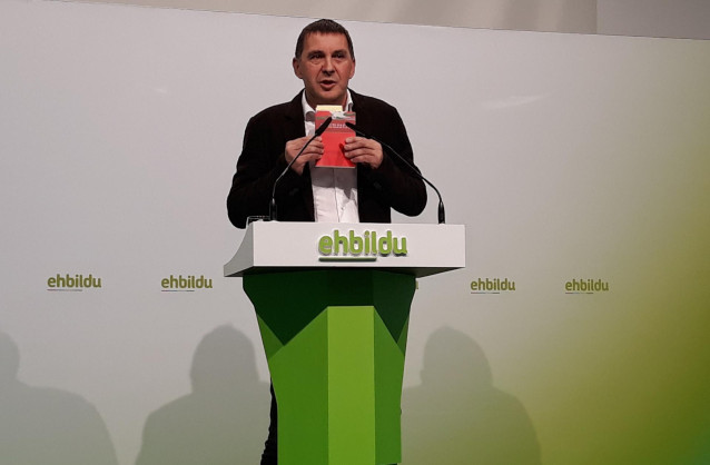 El coordinador general de EH Bildu, Arnaldo Otegi