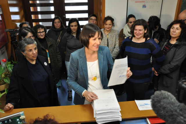 Ana Pontón presenta los avales para ser candidata a la Xunta