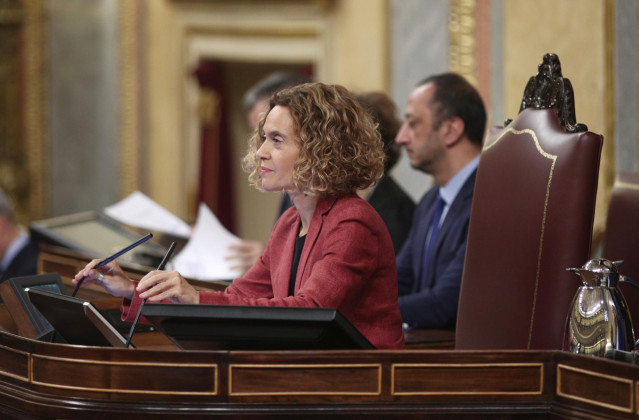 La reelegida presidenta del Congreso de los Diputados, Meritxell Batet