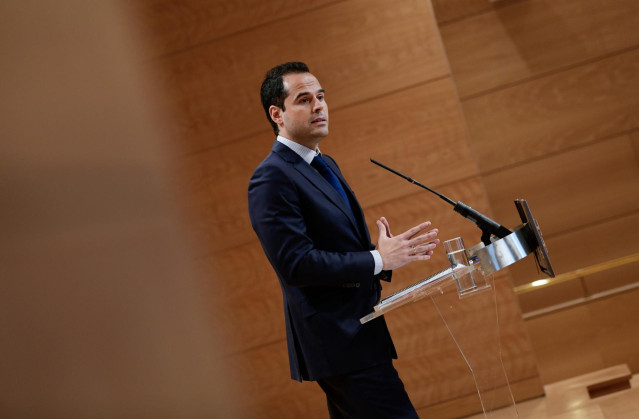 Imagen de recurso del vicepresidente regional, Ignacio Aguado, tras la rueda del Consejo de Gobierno.