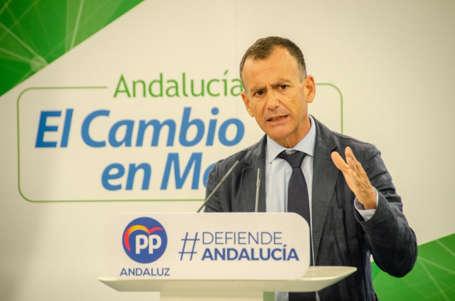 El portavoz adjunto parlamentario del PP-A, Pablo Venzal, en una imagen de archivo.