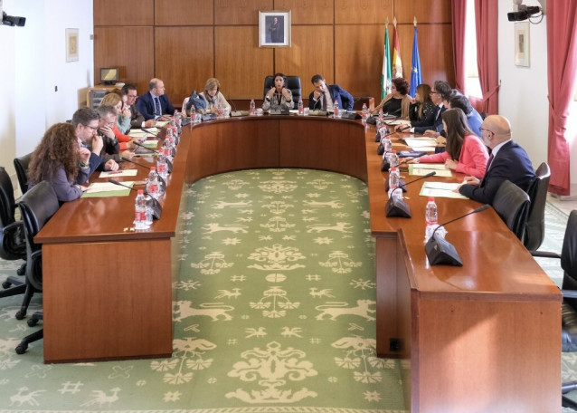 Reunión de la Junta de Portavoces del Parlamento andaluz