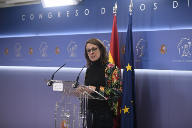 La diputada de la CUP en el Congreso. Mireia Vehí