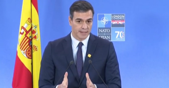 Rueda de prensa de Sánchez en la cumbre de la OTAN en Londres
