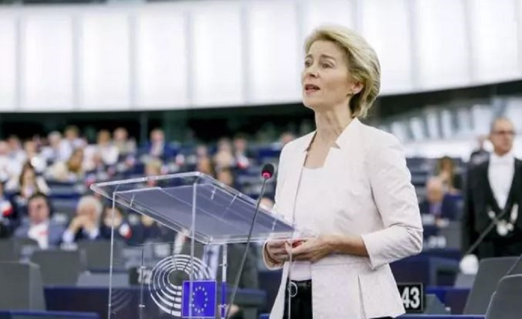 La nueva presidenta de la Comisión Europea, Ursula von der Leyen