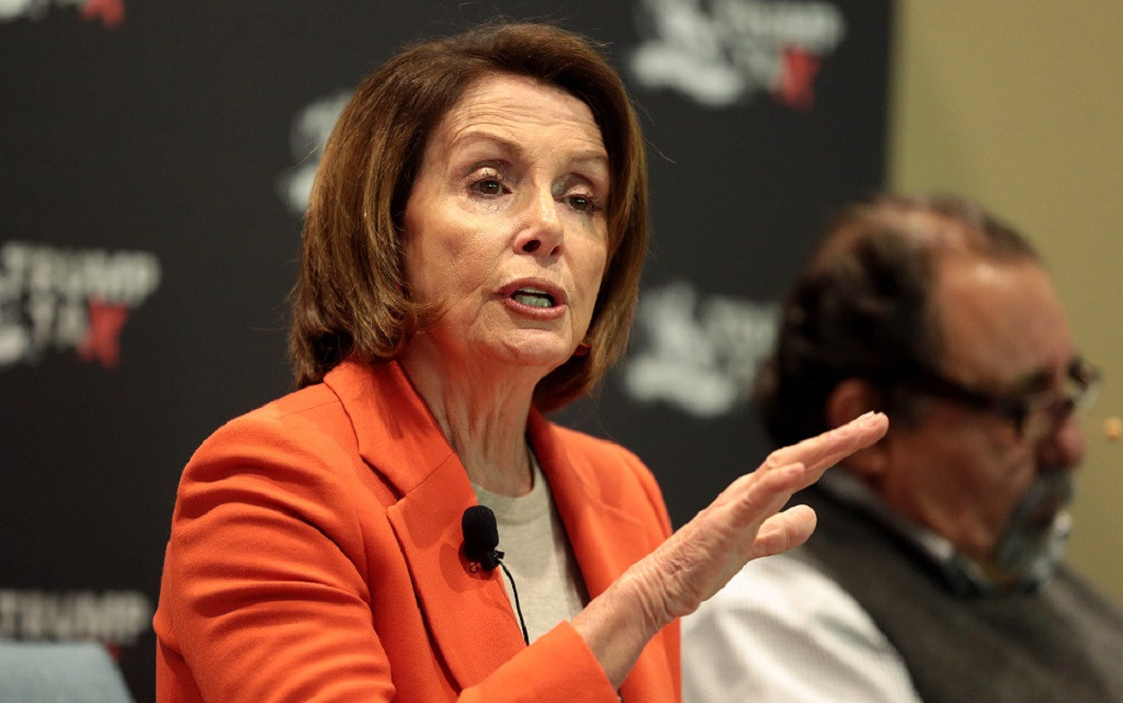 La presidenta de la Cu00e1mara de Representantes de EEUU, Nancy Pelosi