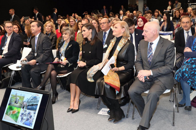 La Reina Letizia acude a un panel de la COP25 el 3 de diciembre de 2019