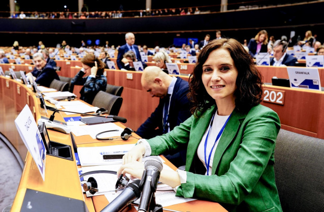 La presidenta de la Comunidad de Madrid, Isabel Díaz Ayuso