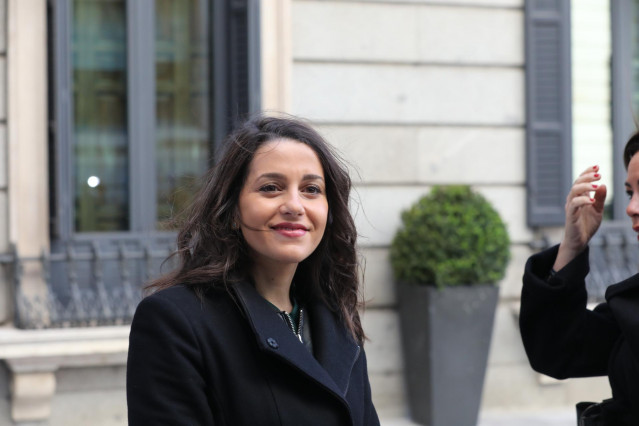 La portavoz de Ciudadanos en el Congreso, Inés Arrimadas.