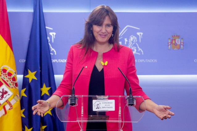 La portavoz de Junts en el Congreso de los Diputados, Laura Borràs