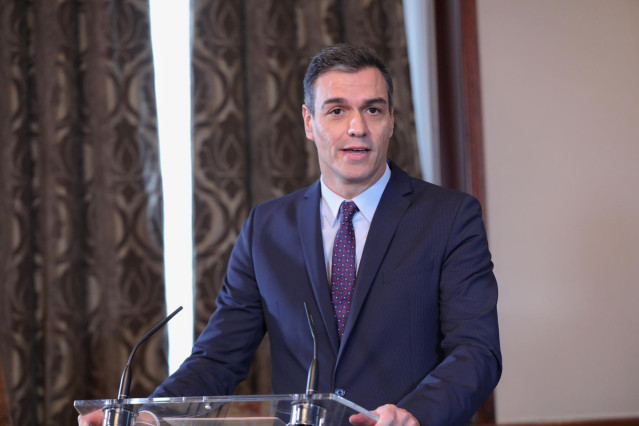 El presidente del Gobierno en funciones, Pedro Sánchez