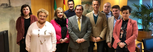 El portavoz del PSOE en el Senado, Ander Gil, en la segunda jornada de las reuniones de la dirección del PSOE en el Senado, que se ha celebrado en Granada.