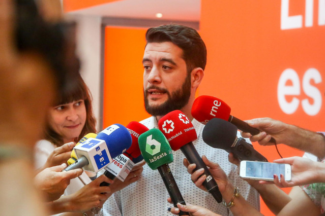 Imagen de archivo del portavoz de Ciudadanos en la Asamblea de Madrid, César Zafra.