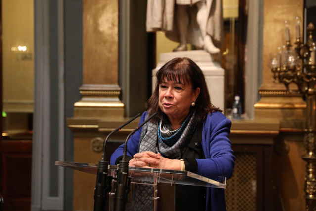 La vicepresidenta primera del Senado, Cristina Narbona