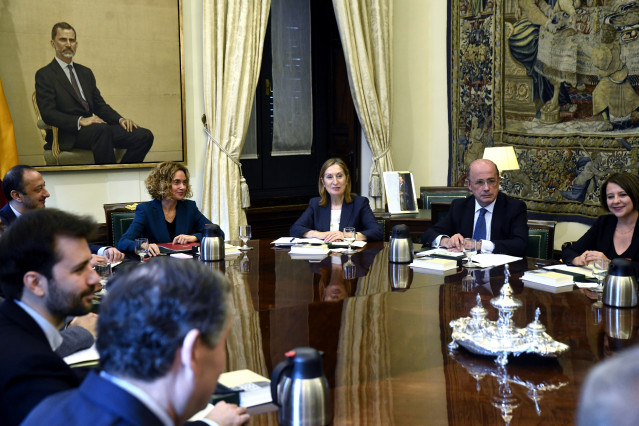 La Mesa del Congreso, en su primera reunión