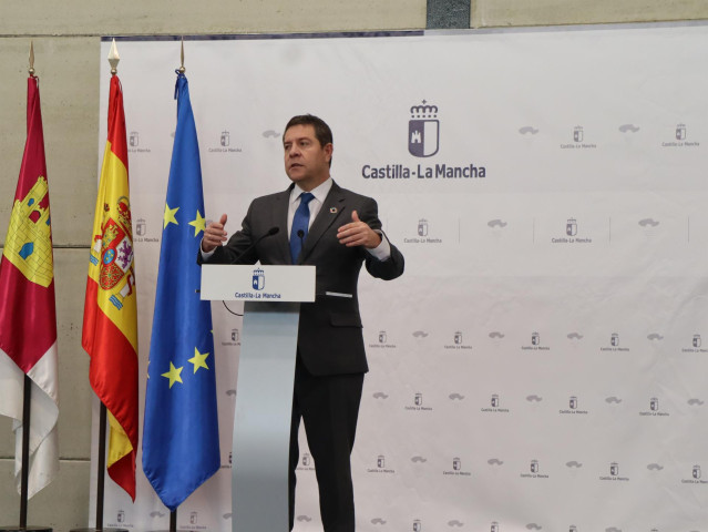 El presidente de Castilla-La Mancha, Emiliano García-Page, en Guadalajara.