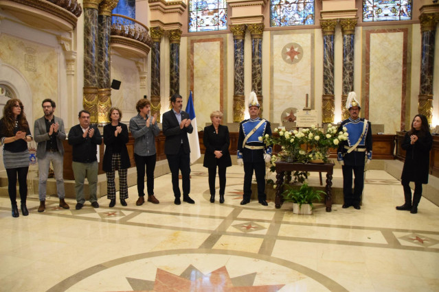 Homenaje a Alfonso Morcillo en el 25 aniversario de su asesinato
