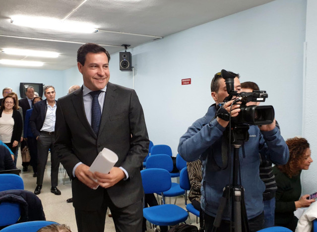 Raúl de la Hoz en una foto de archivo en la sede del PP de Salamanca.