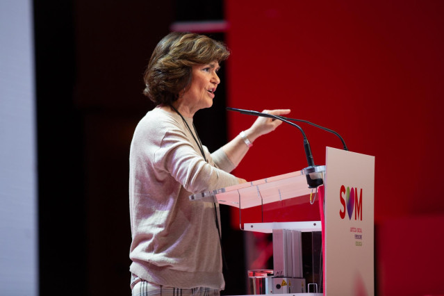 La vicepresidenta del Gobierno en funciones, Carmen Calvo