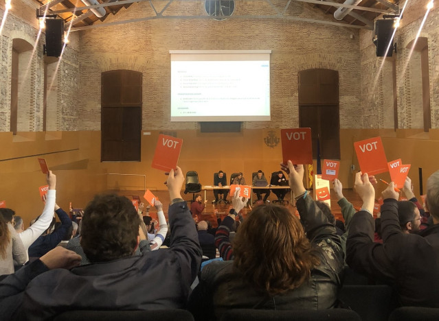 Votación en el Consell Nacional del Bloc