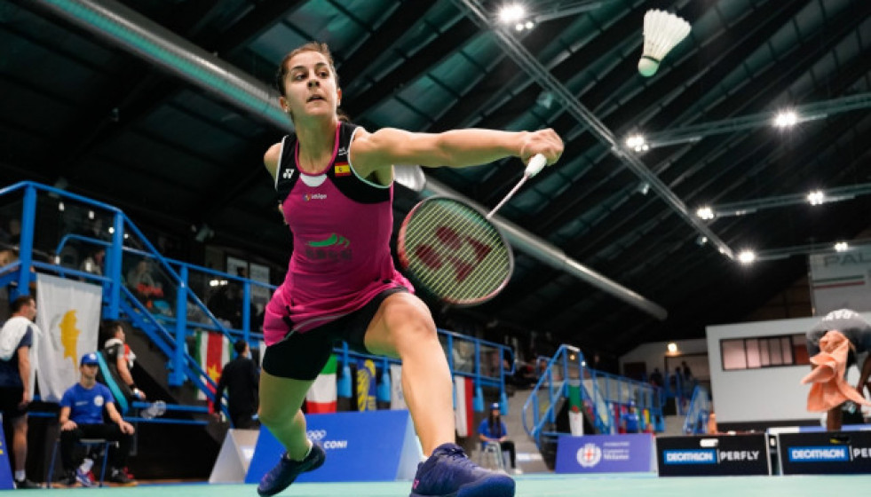 CarolinaMarnenplenopartidodebdminton