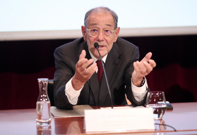 El presidente del Real Patronato del Museo del Prado y exsecretario de la OTAN, Javier Solana, en una imagen de archivo.