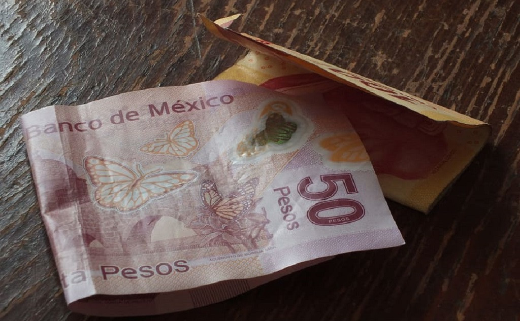 Billetes de peso mexicano, pesos mexicanos