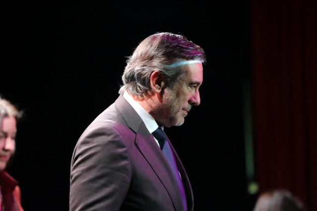 el consejero de Justicia, Interior y Víctimas de la Comunidad de Madrid, Enrique López, asiste al festival navideño de la Agencia para la Reeducación y reinserción del Menor de la Comunidad de Madrid a 18 de diciembre de 2019