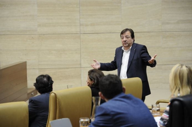 Fernández Vara en el pleno