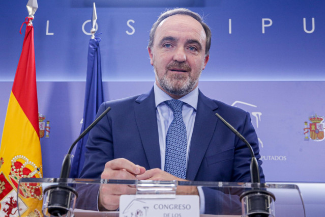 El presidente de Unión del Pueblo Navarro (UPN), Javier Esparza.