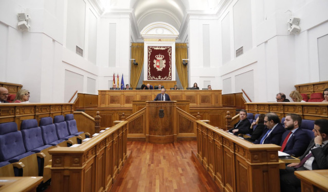 Pleno de las Cortes de C-LM en el que se han debatido los presupuestos de la región para 2020