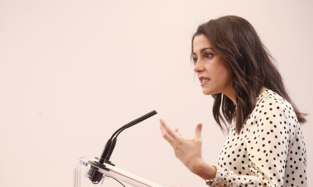 La portavoz de Ciudadanos en el Congreso, Inés Arrimadas.
