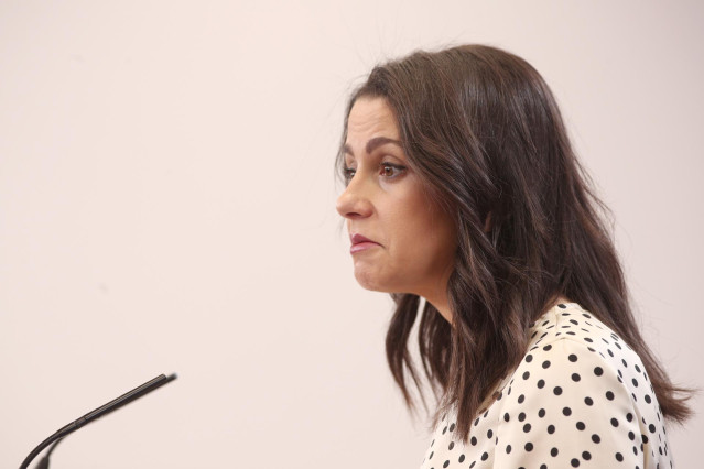 La portavoz de Ciudadanos en el Congreso, Inés Arrimadas.