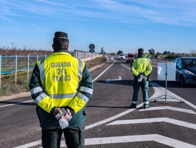 Imagen de recurso de un control anti drogas de la Guardia Civil de Tráfico.