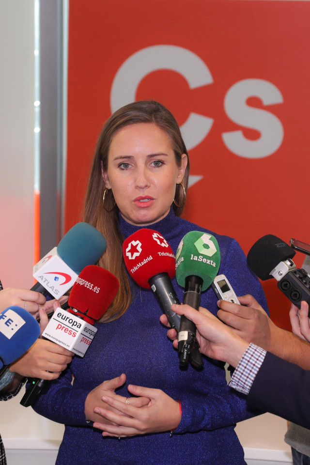 La portavoz de la Comisión Gestora de Ciudadanos, Melisa Rodríguez.