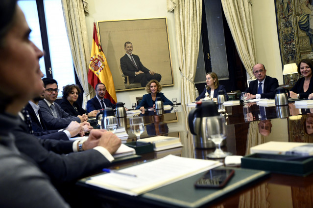 Reunión de la Mesa del Congreso de los Diputados