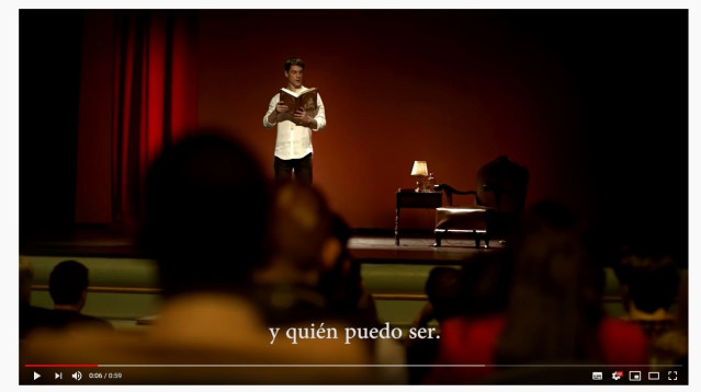 Captura de pantalla del spot de España Global en el Año Nuevo de 2019
