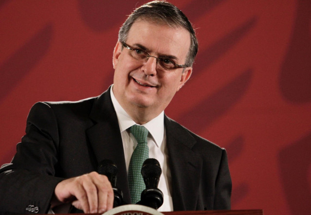 El ministro de Exteriores mexicano, Marcelo Ebrard.