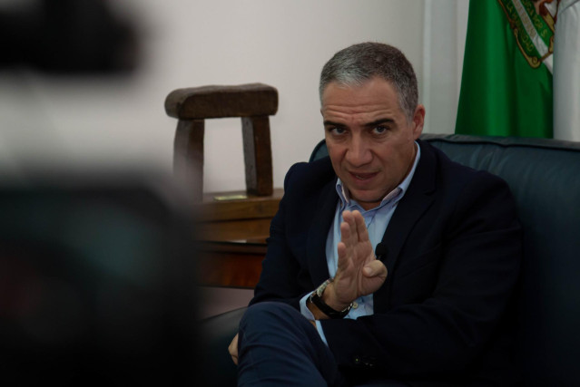 Elías Bendodo, durante la entrevista