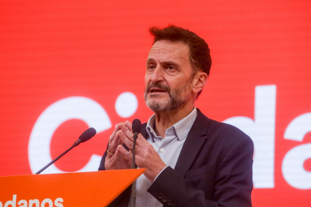 El diputado de Ciudadanos, Edmundo Bal, en rueda de prensa tras la reunión de la Comisión Gestora de Ciudadanos, en Madrid (España), a 23 de diciembre de 2019.