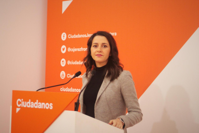 La portavoz de Ciudadanos en el Congreso, Inés Arrimadas.