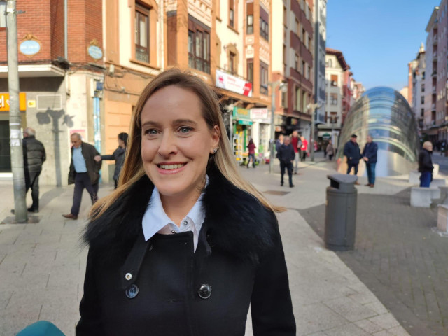 La secretaria general del PP vasco, Amaya Fernández, valora el discurso del lehendakari