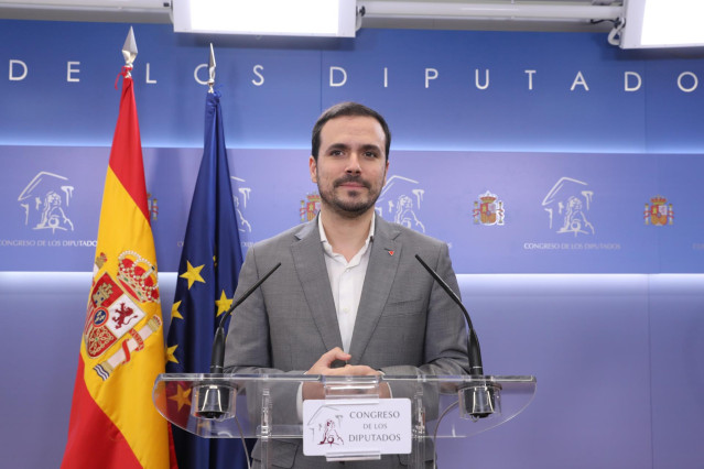 El coordinador federal de Izquierda Unida (IU), Alberto Garzón.
