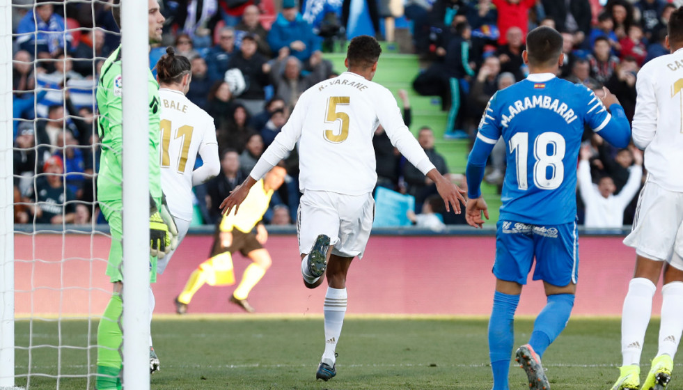 Partido Getafe real Madrid 4 de enero