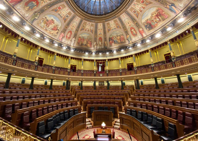 Vista general del Congreso de los Diputados