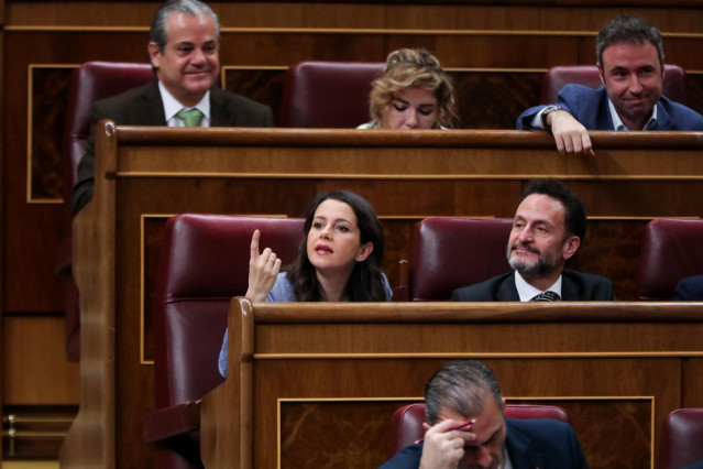 La portavoz de Ciudadanos en el Congreso de los Diputados, Inés Arrimadas.
